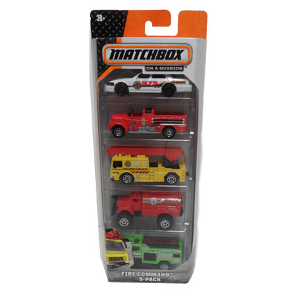 MATCHBOX 5 PACK CARS