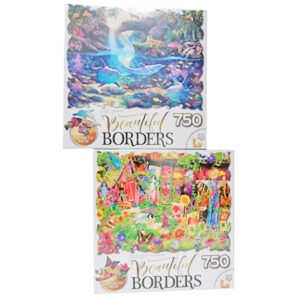 BEAUTIFUL BORDERS 750 PC PUZZLE ASST