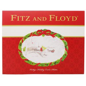 VINTAGE HOLIDAY COOKIE PLATTER