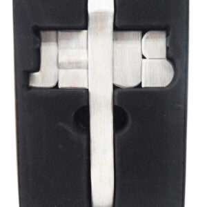 12" RESIN WALL CROSS PLAQUE - JESUS