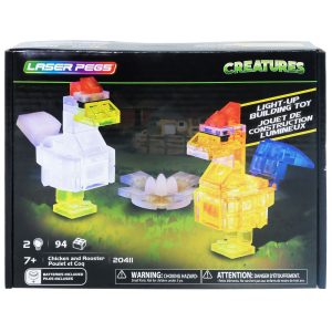 CHICKEN & ROOSTER BY LASER PEGS