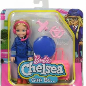 BARBIE CHELSEA CAN BE PLAYSET (BLONDE) PILOT DOLL