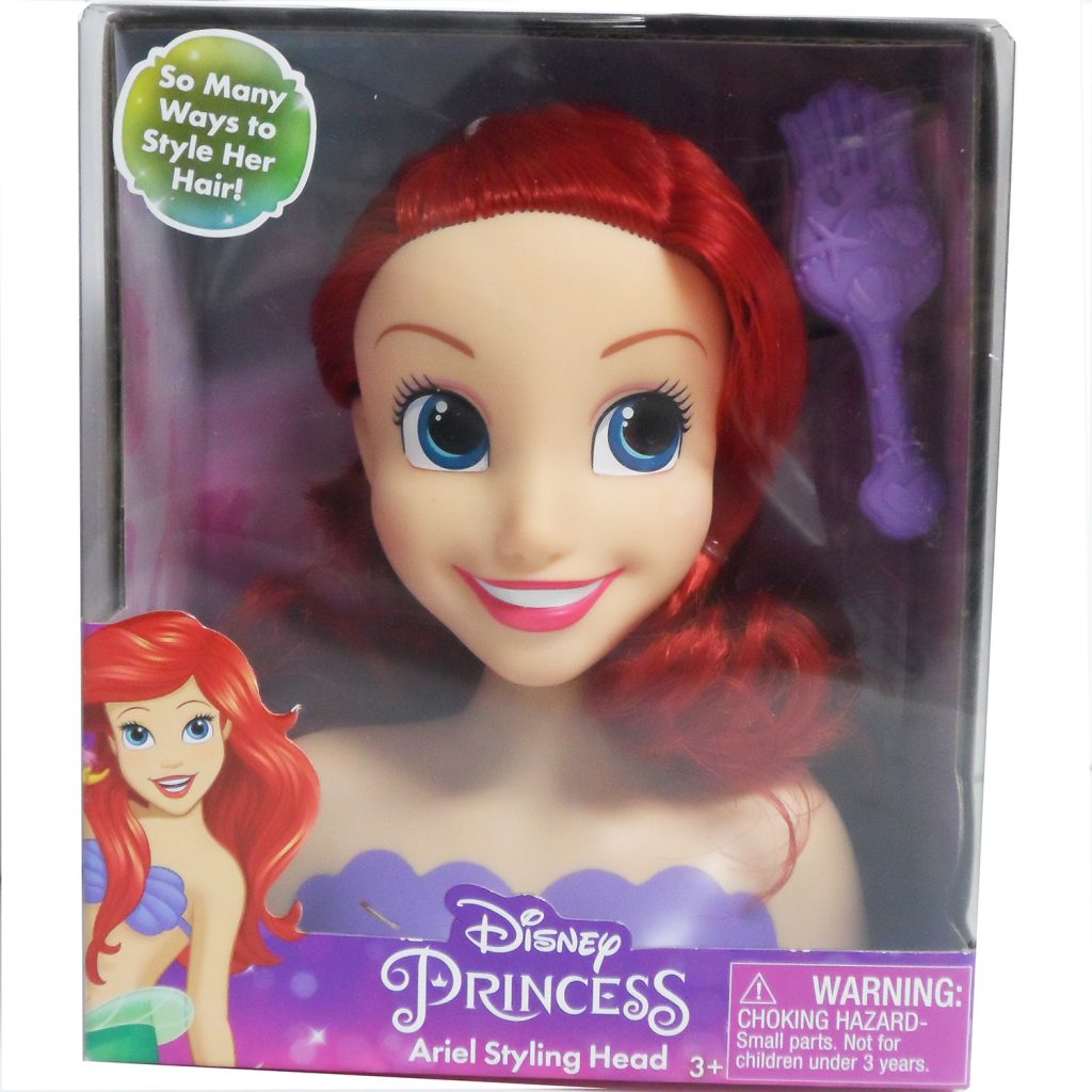 DISNEY PRINCESS ARIEL MINI STYLING HEAD