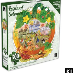 300 PC ROSILAND SOLOMON VICTORIAN PUMPKIN SHAPED