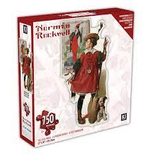 750 PC NORMAN ROCKWELL SHAPED COLLECTION