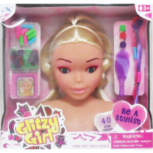 9" BE A STYLIST DOLL HEAD
