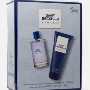 DAVID BECKHAM CLASSIC BLUE 2 PC 1.3 OZ EAU DE TOILETTE & 6.7 OZ SHOWER GEL