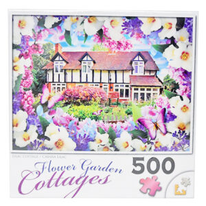FLOWER COTTAGES 500PC PUZZLE ASST