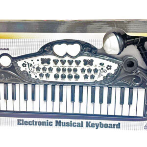 ELECTRONIC KEYBOARD W/ MIC AND STAND