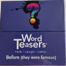 WORD TEASERS BEFORE THEY WERE FAMOUS