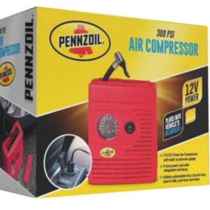 PENNZOIL 12 V AIR COMPRESSOR  RED/BLUE