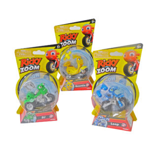 RICKY ZOOM CHARACTER ASST - YELLOW, BLUE, GREEN