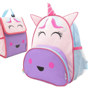 GIRLS UNICORN MINI BACKPACK AND LUNCH BAG