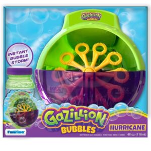 FUNRISE GAZILLION HURRICANE BUBBLE MACHINE + 4 OZ SOLUTION