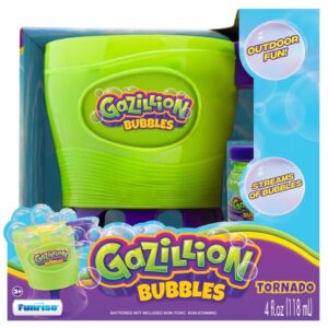 FUNRISE GAZILLION TORNADO BUBBLE MACHINE + TRAY/4 OZ SOLUTION