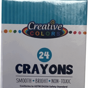 CREATIVE COLORS 24PK CRAYONS