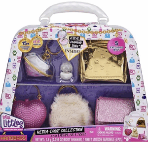 REAL LITTLES HANDBAGS WITH DISPLAY CASE