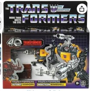 TRANSFORMERS RETRO 40TH BOMBSHELL & RAMHORN