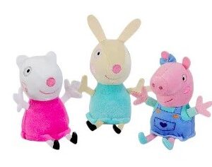 JUST PLAY PEPPA 8" BEAN PLUSH