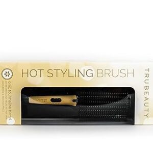 LIFESTYLE HAIR BRUSH, HOT STYLE, BLK/GOLD