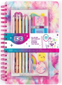 ALL IN ONE SKETCHING SET PASTEL TIE DYE