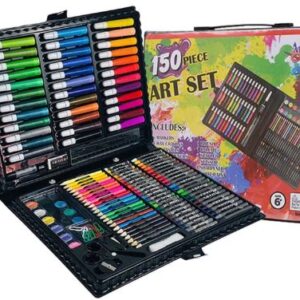 150 PC BLACK ART SET -150 PC