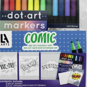 COMICS DOT ART WITH MARKERS