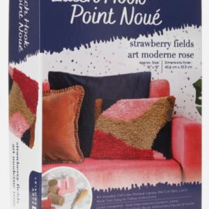 STRAWBERRY FIELDS LATCH HOOK KIT  12 X 16