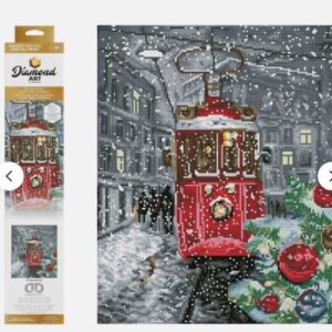 DIAMOND ART HOLIDAY STREETCAR