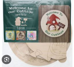WELCOME TO OUR COTTAGE 12 X 12 5 PCS LAYERED KIT
