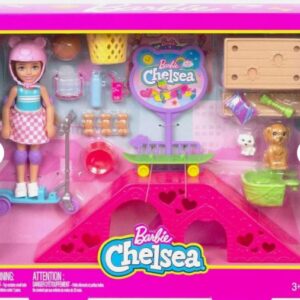 BARBIE CHELSEA DOLL & SKATEPARK