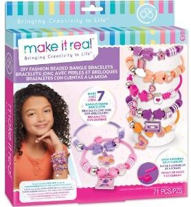 DIY FASHION BEADED BANGLE BRACELET