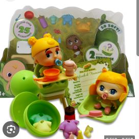 PEA POD BABIES DINNER / BATH TIME SET