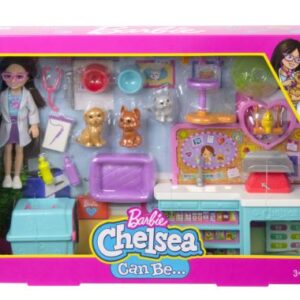 BARBIE CHELSEA DOLL & PLAYSET PET VET