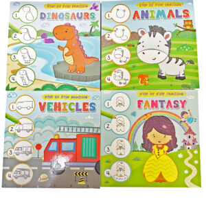 STEP BY STEP COLORING BOOK