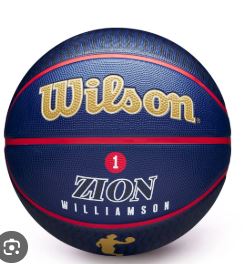 NBA PLAYER ICON OUTDOOR BASKETBALL ZION SIZE 7