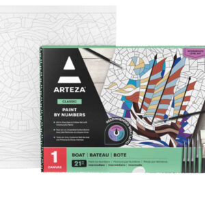 PAINT BY NUMBERS BOAT 21 PC SET