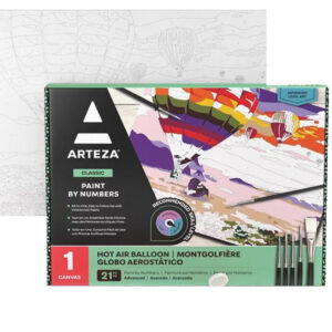 PAINT BY NUMBERS HOT AIR BALLOON 21 PC SET