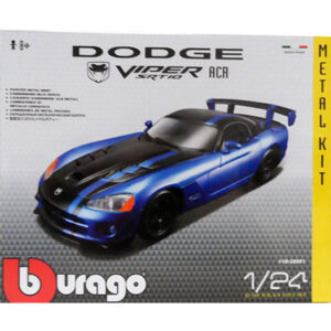 1:24 DODGE VIPER BLUE METAL MODEL