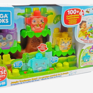 MEGA BLOKS FIRST BUILDERS JUNGLE TREEHOUSE BAND