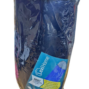 SLEEPING BAG ADULT- PVC BAG W/ HANDLE- BLUE