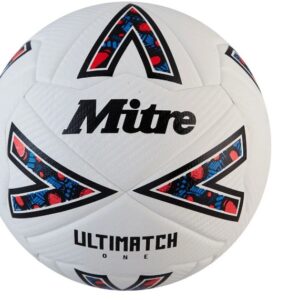 MITRE #5 ULTIMATCH ONE WHITE/BLACK/RED SB