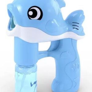 2 IN 1 WHALE BUBBLE BLASTER & MACHINE