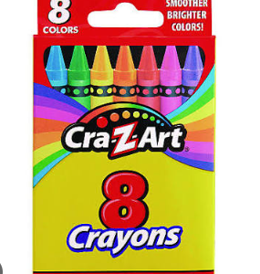 CRA-Z ART CRAYONS 8 CT